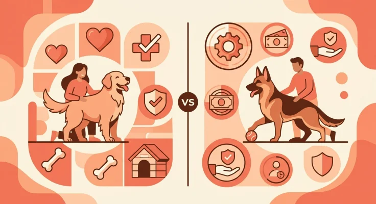 Mejores seguros para perros de razas grandes: comparativa