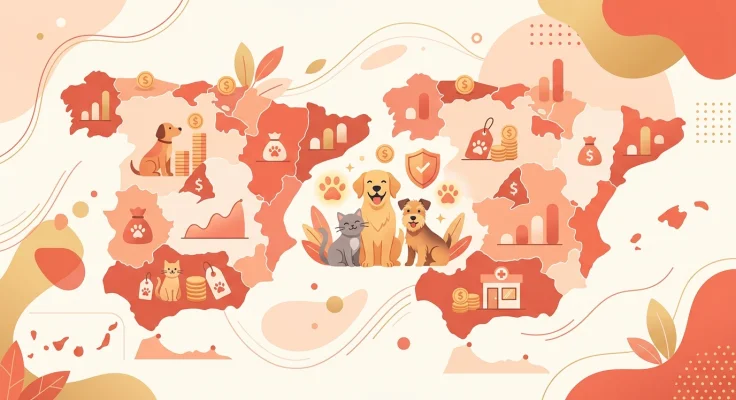 Precio del seguro de mascotas por comunidad autónoma