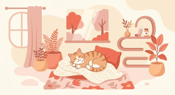 Seguro para gatos con alergias y asma felino